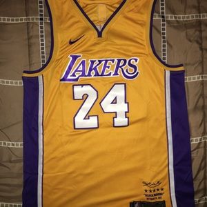LA Lakers Kobe Bryant #24 Retirement Jersey